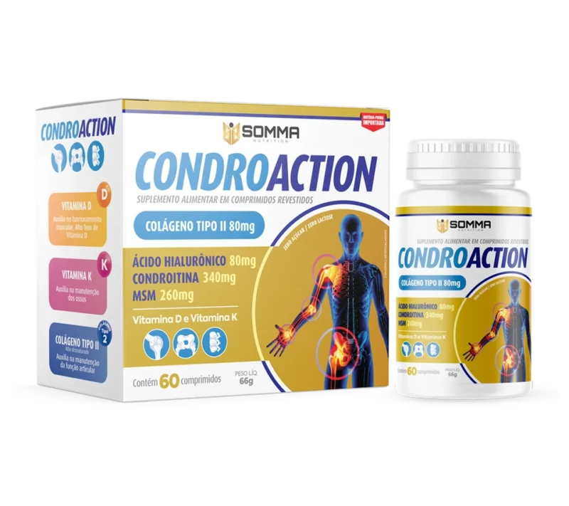 Condroaction – Colágeno Tipo II para Dor Articular e Flexibilidade | Ennergize