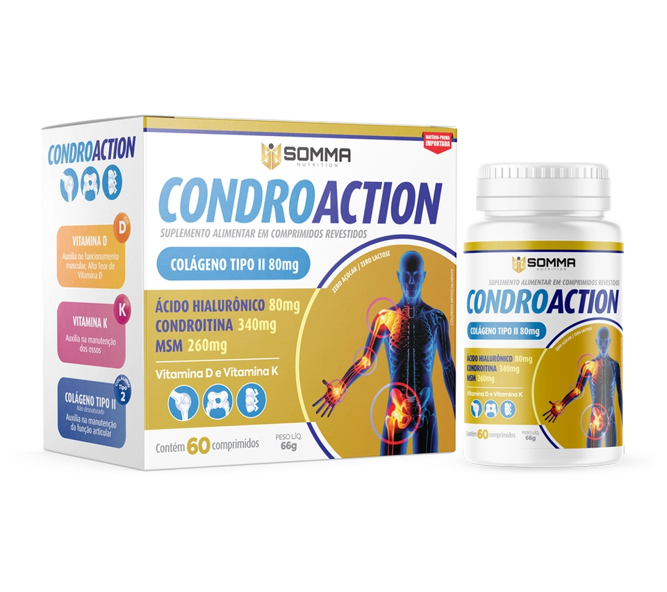 Condroaction – Colágeno Tipo II para Dor Articular e Flexibilidade | Ennergize