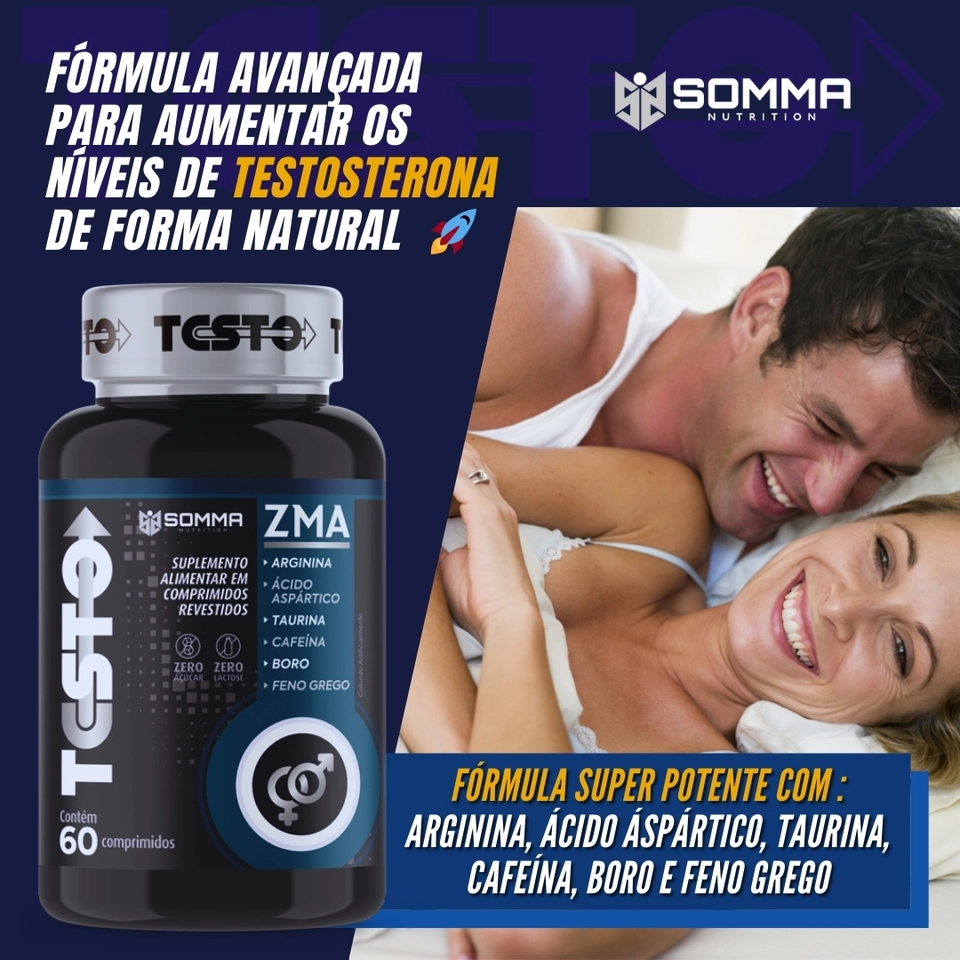 Testo ZMA – Aumento Natural de Testosterona e Performance Masculina | Ennergize - Imagem 2