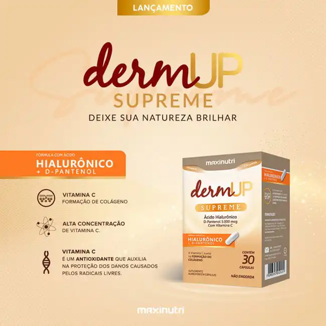 Derm Up Supreme – Colágeno, Hidratação e Antioxidante para a Pele | Ennergize - Imagem 2